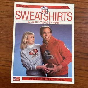 NFL Sweatshirts in Waste Canvas Pattern Book 1988